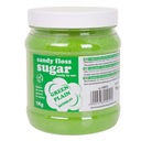 Prírodný cukor zelenej farby do cukrovej vaty