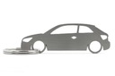 Nerezový prívesok na kľúče Audi A1 3d