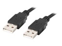 LANBERG kábel USB-A M/M 2.0 1.0m čierny