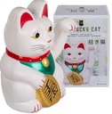 Japonská mačka Maneki-Neko Čínska mačka šťastia 21c