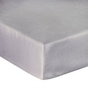 Šedá vypasovaná plachta s gumičkou 200x220 Satin