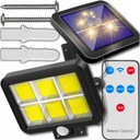 SOLÁRNE LAMPA SO SÚMRAKOVÝM SENZOROM POHYBU LED VONKAJŠIA ZÁHRADA + DIAĽKOVÉ OVLÁDANIE