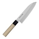 Satake Yoshimitsu Rustikálny japonský kuchynský nôž Santoku na zeleninu 17 cm