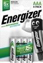4x ENERGIZER BATÉRIE 800 mAh HR03 AAA R3