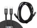 SILNÝ RÝCHLY DLHÝ KÁBEL USB-C 100W 5A 200cm QC PD