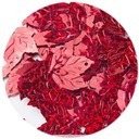 Flitre Maple Leaves RED holografické 40 ks