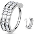 HELIX OBRUČKY ušný TRAGUS PRSTEŇ 0,8/8 mm