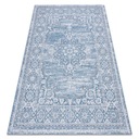 STRUNOVÝ KOBEREC 120x170 cm BOHO modrý #DEV1440