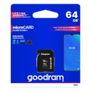 PAMÄŤOVÁ KARTA GOODRAM 64 GB MICRO SD HC CLASS 10