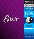 Struny na akustickú gitaru ELIXIR 11000 (10-47)