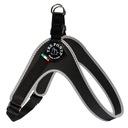 POSTROJ pre malého psa Jazvečík York Spitz S 40-56cm TRE PONTI čierny S REFLEXMI