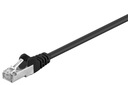 LAN SF/UTP CAT 5e RJ45 sieťový kábel, čierny, 30 m