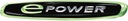 E-POWER NICKELOVANÁ 3D NÁLEPKA + ŽIVICA