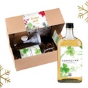 SADA na prípravu vlastnej vianočnej darčekovej krabičky na whisky CLOVER