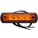 HORPOL LD 676 LED oranžová obrysová lampa na gumenej základni