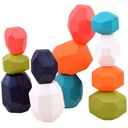 Bloky STONES puzzle balančná pyramída ZA3990