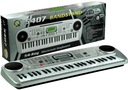 Klávesnica MQ5407 Organ 54 kláves LCD nabíjačka - hudobný darček