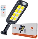 LED COB solárne svietidlo Pouličné svietidlo so senzorom + diaľkové ovládanie SuperLED