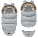 Spací vak do kočíka TEDDY GROW-UP Fur Baby L. Grey