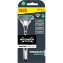 Sada WILKINSON Quattro Essential 4 Precision Sensitive 5x vložka + rukoväť