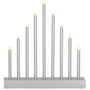ADVENTNÝ STOJAN NA SVIEČKY DEKORÁCIA NA SVIEČKY 9 LED VIANOČNÉ