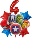 SET FÓLIOVÝ BALÓN AVENGERS SPIDERMAN HULK 10 ks