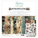 Sada papierov scrapbooking 30,5 x 30,5 cm - Mintay - cestovateľ
