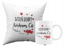 VALENTÍNSKY DARČEKOVÝ VANKÚŠ + HRNČEK RÔZNE VZORY