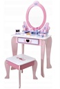 Mini Matters drevený detský toaletný stolík pre dievčatá + doplnky