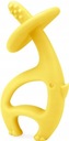 Silikónové hryzátko Mombella Dancing Elephant Lemon