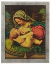 OBRAZY BLAHAJEJ MATKY 35X45 STRIEBORNÝ RÁM