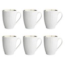 SÚPRAVA hrnčekov 6ks ​​NA KÁVU ČAJ PORCELÁN 350ML MariaPaula Natura