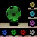 3D LED FUTBALOVÁ NOČNÁ LAMPA S DARČEKOM NA DIAĽKOVÉ OVLÁDANIE