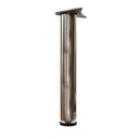 1x Nábytková noha pre stolovú dosku Kovová úprava 870 mm Inox
