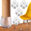 Návleky na nohy stoličky bez výkresu Silikónové FILC okrúhle 17-21 mm x16