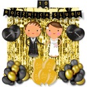 Sada balónov Banner 10. výročie svadby