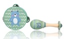 ADAMTOYS DREVENÉ NÁSTROJE PRE BATOLA Plyšový medvedík VZDELÁVACIE HRAČKY ADAMTOYS