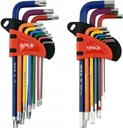 IMBUSOVÉ KĽÚČE 1,5-10MM 9KS. + TORX T10-T50 9KS. SET YATO