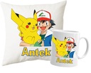 SET hrnček + vankúšik PIKACHU JASEN + ľubovoľné meno