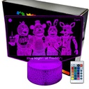 FNAF Camera 3D LAMP LED nočné svetlo