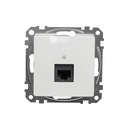 SCHNEIDER SEDNA DESIGN RJ45 ZÁSUVKA k.6 UTP BIELA