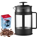 Piestový lúhovač 1000 ml na kávu, čaj, bylinky so sitkom, BOROSILIKÁTOVÉ sklo