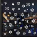 nálepka na okno Vianočné sviatky Zimné snehové vločky