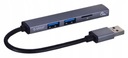 USB-C HUB 3x USB microSD 5 GBPS ORICO hliník