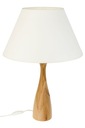 Tienidlo na stolovú lampu z prírodného dreva E27