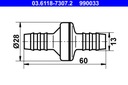 ATE 03.6118-7307.2 Ventil, vákuové vedenie