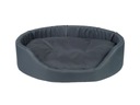 amiplay oválna posteľ Basic XXL Graphite