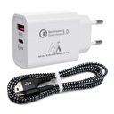 20W sieťová nabíjačka Quick Charge, 1m USB kábel
