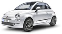 Bočné lišty Fiat 500, 2007-2014