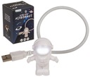 USB LED lampa, figúrka astronauta, pre váš počítač